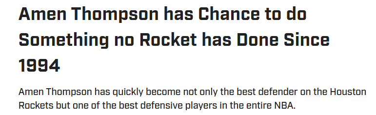 史性机会, 没过多久